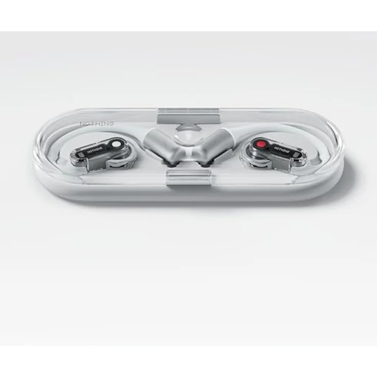 Nothing Ear Open, Open-Ear-Ohrhörer mit Zwei Mikrofone und AI Clear Voice, Open Sound Technology, IP54 Staub- und wasserresistent, 30 Stunden Wiedergabe und Erweiterter EQ - Weiß – Bild 3