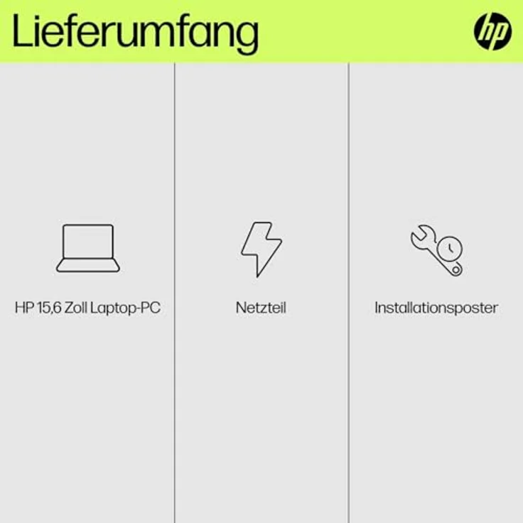 HP 15-fd0511ng, 39,6cm (15,6 Zoll) Laptop mit Intel N100 Prozessor, 4GB RAM, 128GB UFS Speicher, Full HD Anzeige, Silber – Bild 5