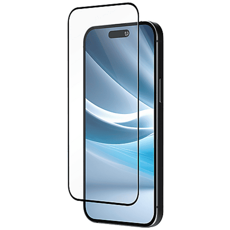 ISY IPG-5181-1-2.5D Schutzglas für Apple iPhone 15, 2.5D Curved, schwarz