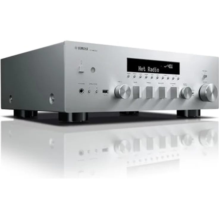 R-N600A Netzwerk-Receiver mit Streaming, Phono und integriertem DAC, Silber – Bild 3