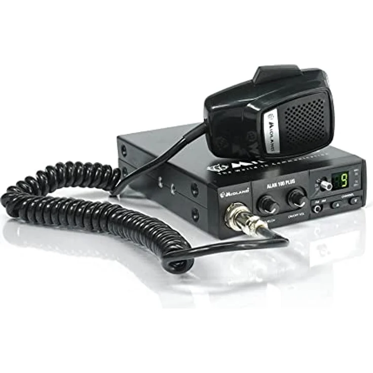 Midland Alan 100 Plus B, CB-Mobilfunkgerät mit AM/FM, automatischer Rauschunterdrückung, schwarz – Bild 2