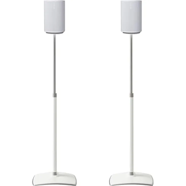 Sanus WSSE1A2-W2 Verstellbare Lautsprecherständer für Sonos Era 100 - Weiß - Paar
