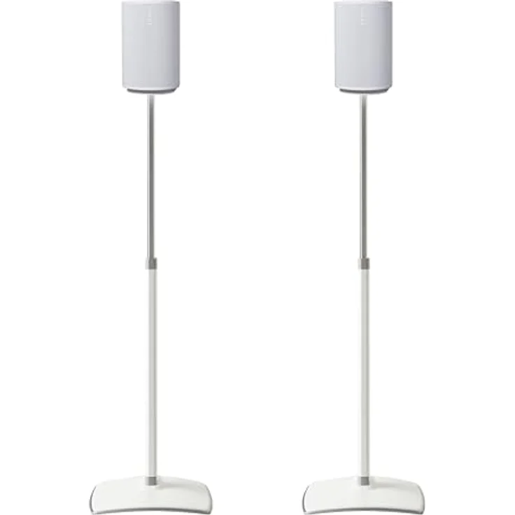Sanus WSSE1A2-W2 Verstellbare Lautsprecherständer für Sonos Era 100 - Weiß - Paar – Bild 1