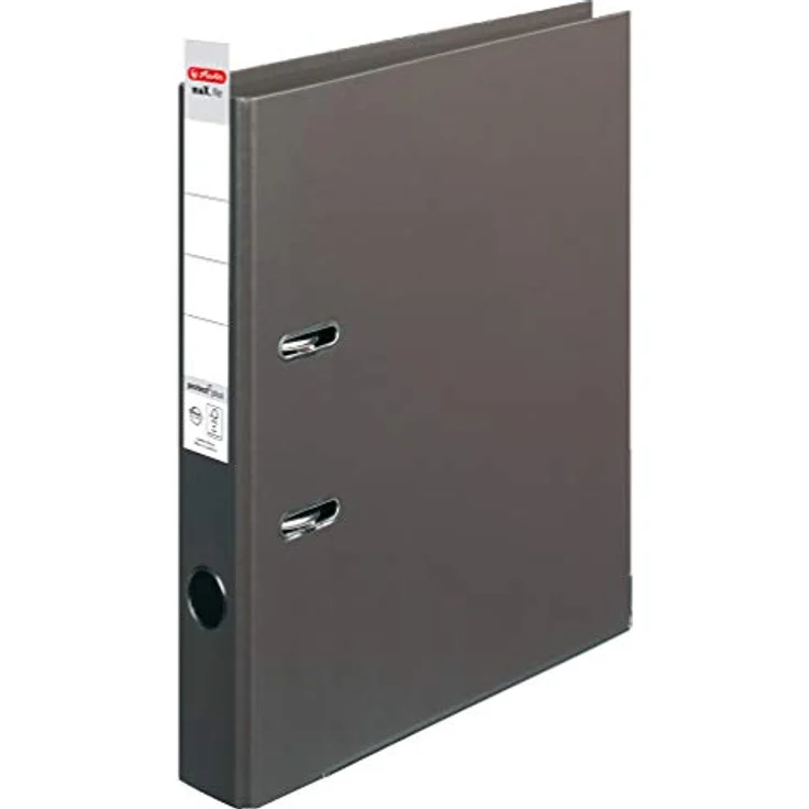 Herlitz Aktenordner maX.file »protect plus«, schmal mit Griffloch und Kantenschutz, DIN A4, blau – Bild 2