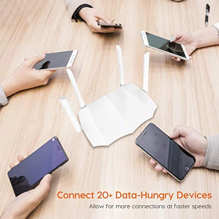 Tenda AC1200 Dualband WLAN Router AC5 V3.0, hohe Geschwindigkeit, Kindersicherung, IPV6, Gast-Netzwerk, weiß – Bild 5