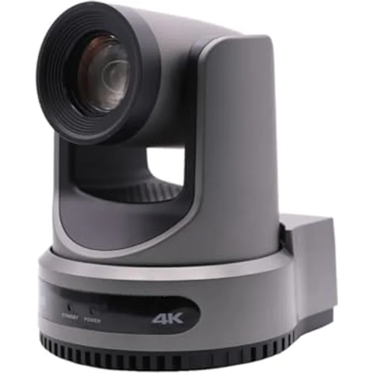 PTZOptics Move 4K 20X, IP-Sicherheitskamera mit Auto-Tracking, 4K Auflösung, grau