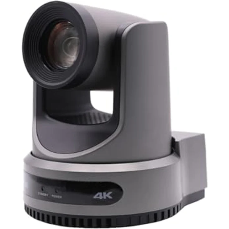 PTZOptics Move 4K 20X, IP-Sicherheitskamera mit Auto-Tracking, 4K Auflösung, grau – Bild 1