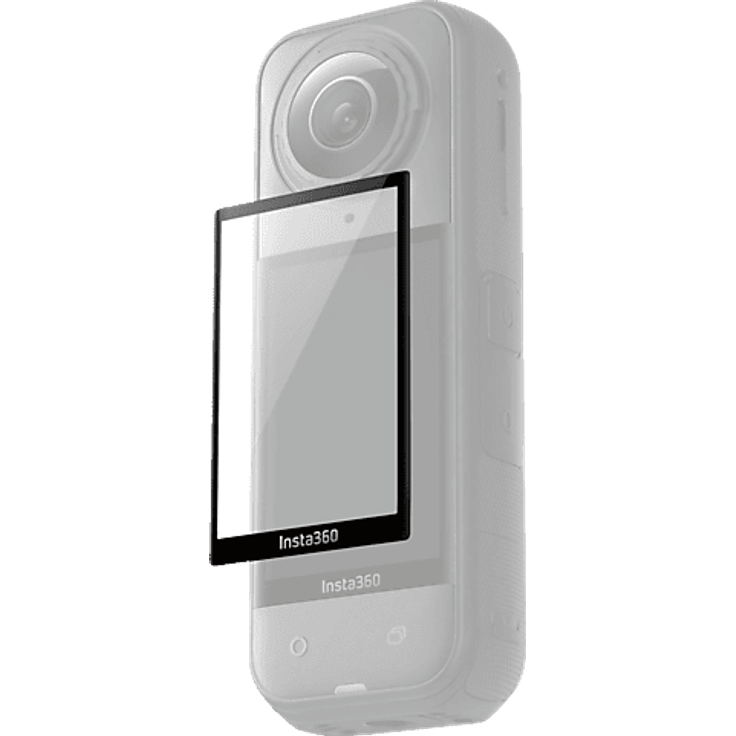INSTA360 X5, Kühlender Displayschutz aus gehärtetem Glas, Transparent mit präziser Passform