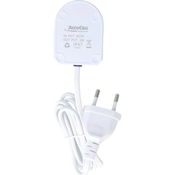AccuCell Ladestation kompatibel mit Oral-B Zahnbürsten Professional Care 500, Professional Care 2500, PD12, D20, GeniusX, Genius 8000, Akkuladegerät in Weiß – Bild 3