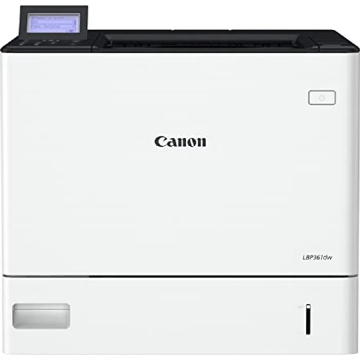Canon i-SENSYS LBP361dw Laserdrucker grau, S/W-Drucker mit 61 Seiten/Min, Duplex-Funktion, WLAN, LC-Display, 550 Blatt Papierzufuhr – Bild 1