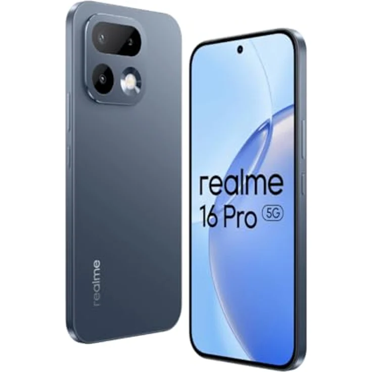 realme 16 Pro 5G, Smartphone mit 512GB Speicher, 8GB RAM, Pebble Grey, INT+NFC – Bild 2