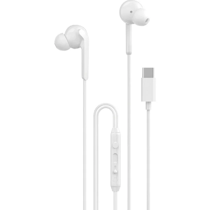 Dudao Kabelgebundener USB-C In-Ear-Kopfhörer 1,2 m - Schwarz mit 10 Hz bis 20 kHz Frequenzgang