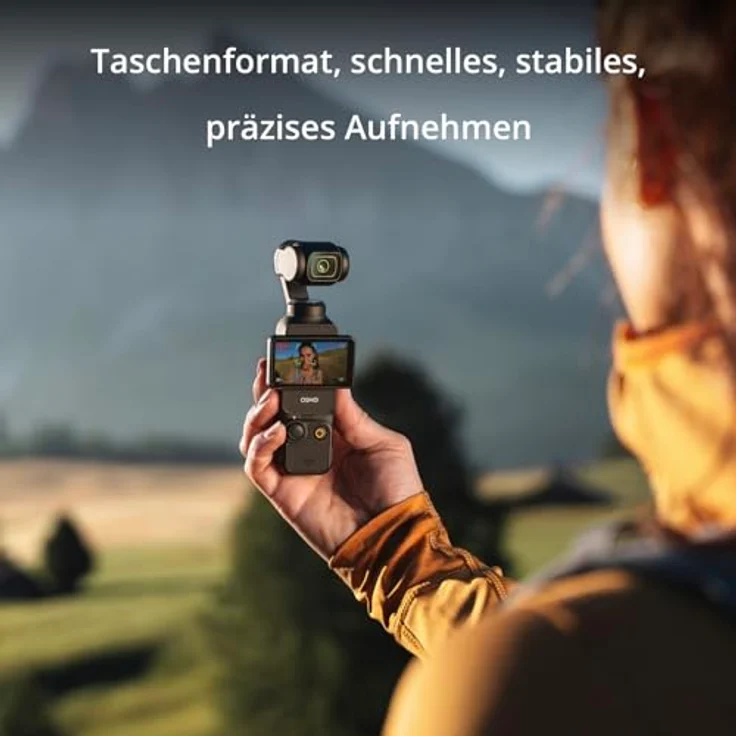 DJI Osmo Pocket 3 Kreativ Combo, Vlogging-Kamera mit 1-Zoll-CMOS und 4K/120 fps Video, 3-Achsen-Stabilisierung, schnelles Scharfstellen, inkl. Mikrofon für klaren Ton, kleine Kamera für Fotografie – Bild 3