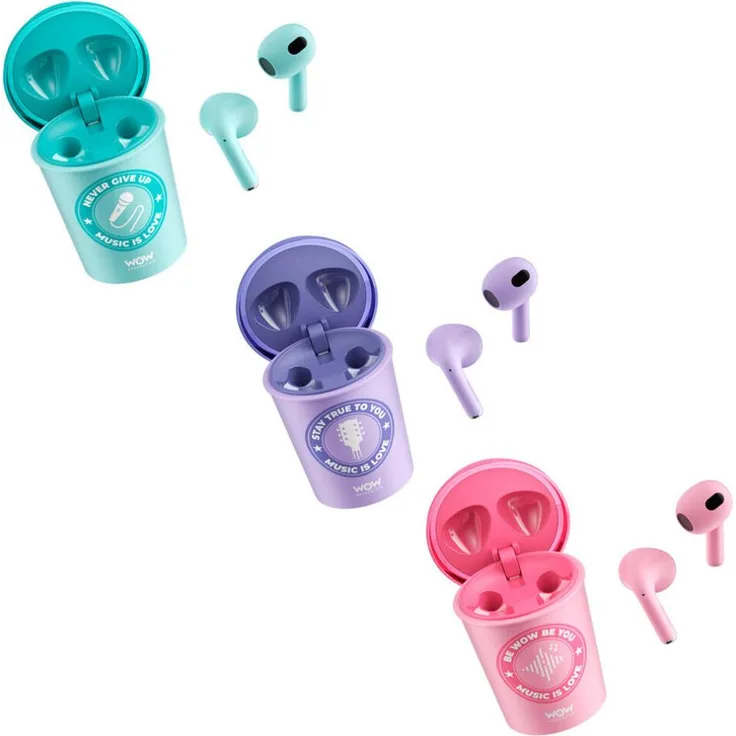 Kids Euroswan Wow Generation Ohrstöpsel, kabellose Bluetooth-Kopfhörer mit innovativem Design, leicht und tragbar