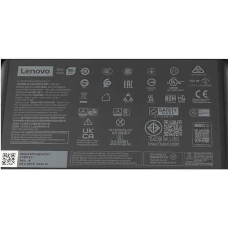 Lenovo ThinkPad 135W AC Adapter USB-C, Notebook Netzteil für schnelles Laden, Schwarz – Bild 5