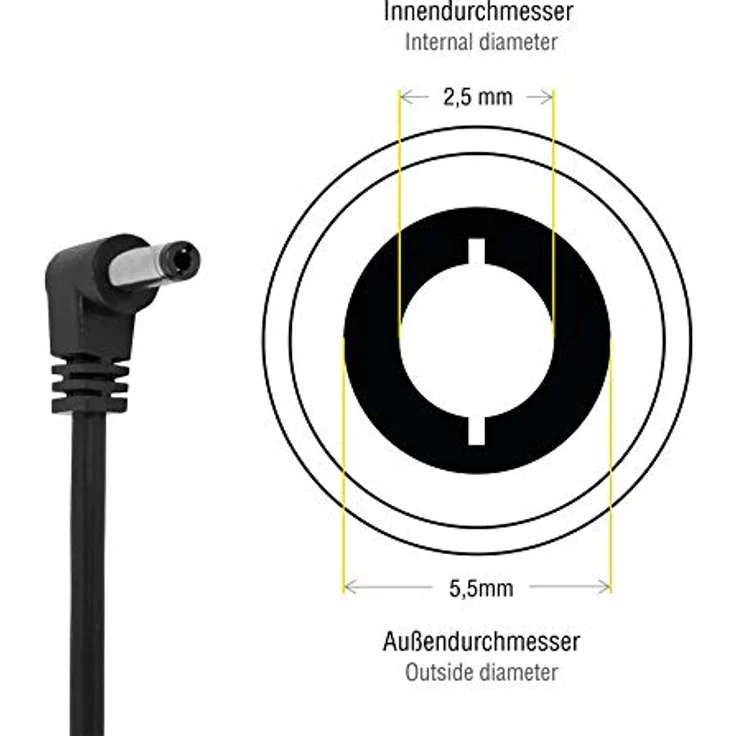 LEICKE Netzteil 60W 12V 5A 5,5 * 2,5mm für LED Streifen, LCD TFT Bildschirm Monitor, NAS, EXT. Festplatten, für Pico-PSU bis 60W – Bild 5