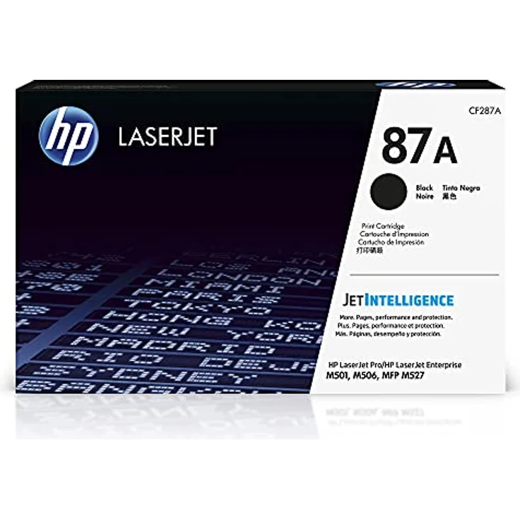 HP 87A (CF287A) Schwarz Original Toner für HP Laserjet Enterprise M506, HP Laserjet Enterprise M526 – Bild 2