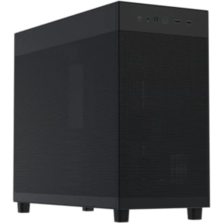ASUS Prime AP303 Mesh Midi-Tower, ATX/Micro-ATX/Mini-ITX, Schwarz, Kabelmanagement, 7 Erweiterungssteckplätze, Anti-Staubfilter – Bild 1