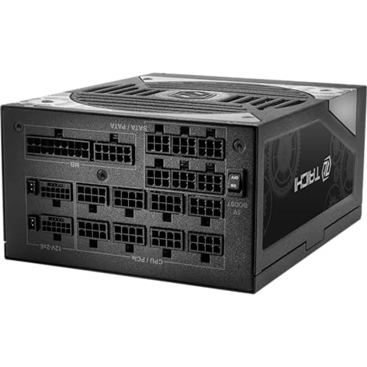 ASRock Netzteil TC-1650T, 1650W, 80 Plus Titan, modular, PCI-E 5.1 x2, PCI-E 6+2 Pin x8, SATA x12, silber – Bild 3