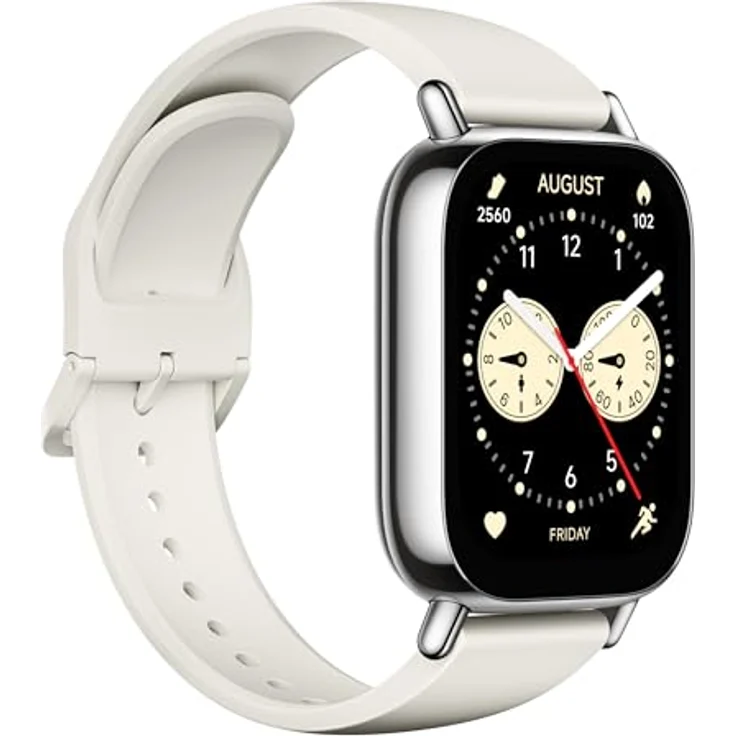 Xiaomi Redmi Watch 5 Lite Smartwatch, 1.96" AMOLED Display, 18 Tage Akku, 150+ Sportmodi, GPS, Herzfrequenz- und SpO₂-Tracking, 5ATM Wasserdicht, Always-On-Display, Bluetooth-Anrufe - Gold – Bild 1