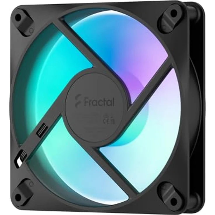 Fractal Design Dynamic 3 12 RGB Black, 120mm Gehäuselüfter mit ARGB Gen 2 und 350-2200 RPM – Bild 5