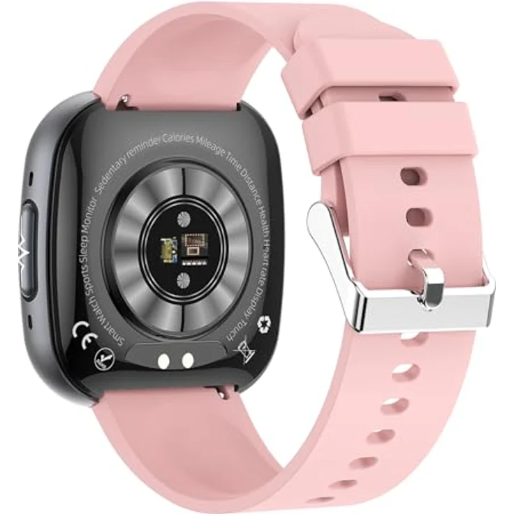 Knauermann Neo 2, Smartwatch mit Fitness-Tracking und Benachrichtigungsfunktionen, schwarz – Bild 4