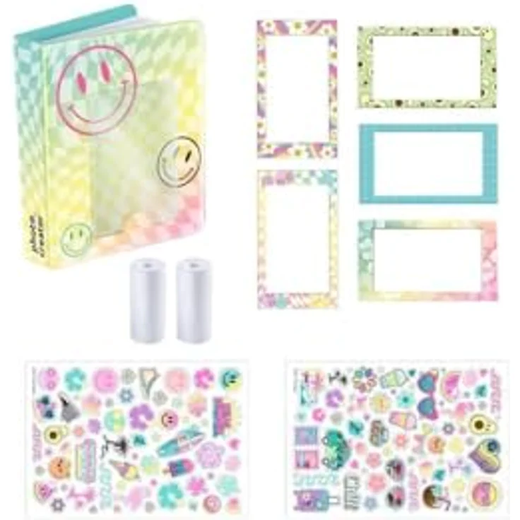 Canal Toys Photo Creator Sofortdruck-Fotoalbum, speichert 65 Fotos, rotbraun mit Zubehör für Personalisierung – Bild 3