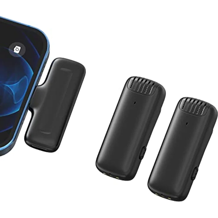 Ulanzi J12LT, Omnidirektionales Lightning Mikrofon mit 20 m Reichweite, intelligenter Rauschunterdrückung und 360°-Surround-Sound – Bild 2