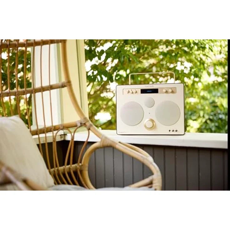 Tivoli Audio Songbook MAX, Premium Bluetooth Sound System with FM, 1/4" Auxiliary Input and Built-in Preamp (Creme) – Bild 3