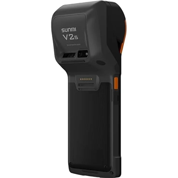 Sunmi T5940 V2S, 4G Barcode-Scanner mit 2GB RAM, 16GB Speicher, 5,45 Zoll Multi-Touchdisplay, Orange-Schwarz – Bild 3