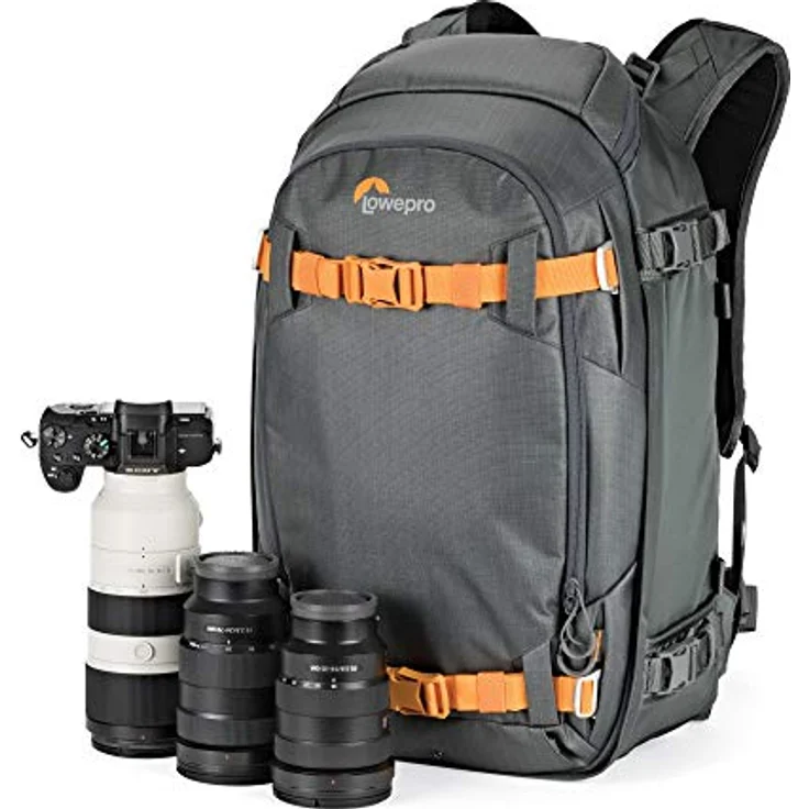 Lowepro LP37226-PWW Whistler BP 350 AW II Outdoor Rucksack (geeignet für jede Jahreszeit für Pro DSLR and Spiegellose Kameras, Laptop und Outdoor Equipment), Grau - Preisvergleich – Bild 4