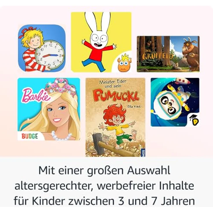 Amazon Fire HD 8 Kids-Tablet (Neueste Generation), 3 GB RAM, werbefreie Inhalte, integrierte Kindersicherung, 13 Std. Akkulaufzeit, 32 GB, blau – Bild 2