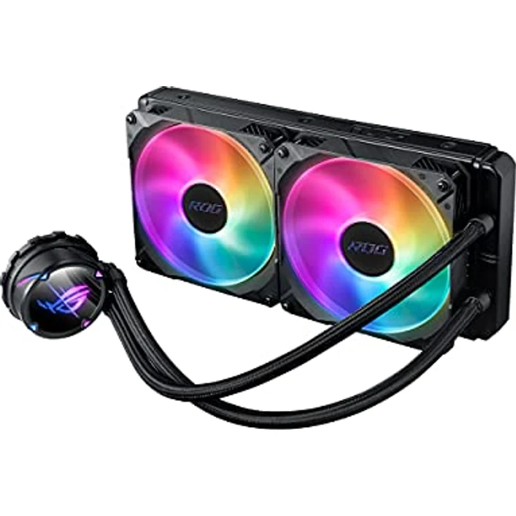 ASUS ROG Strix LC II 280 ARGB Processeur Refroidisseur de liquide Tout-en-un 14 cm Noir 1 pièce(s) - ASUS Wasserkühlung mit hochwertiger Leistung und ergonomischem Design – Bild 1