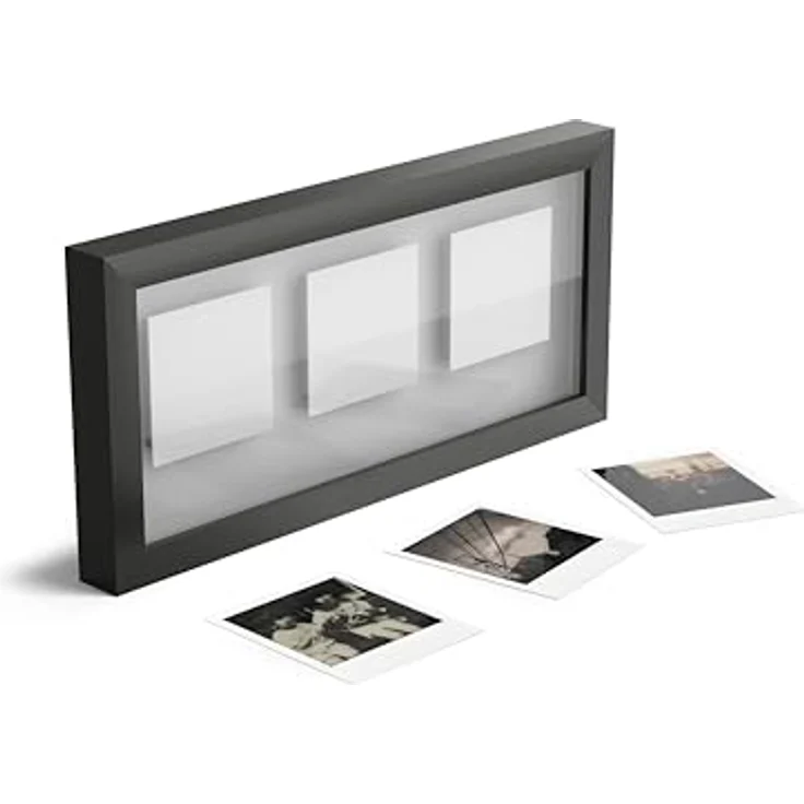 Polaroid Photo Album, quadratisches Fotoalbum für 40 oder 160 Fotos, Schwarz – Bild 3