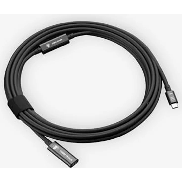 Cobra CobraTether USB-C Verlängerungskabel, 10 m, Schwarz, USB 3.2 mit bis zu 5 Gb/s Datenübertragung – Bild 4