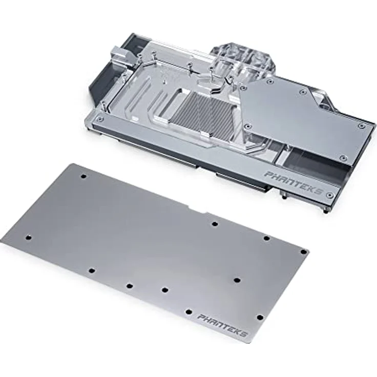 Phanteks Glacier G40 RTX 4080/90 Wasserkühlung inkl. Backplate für MSI, D-RGB - Chrom – Bild 1