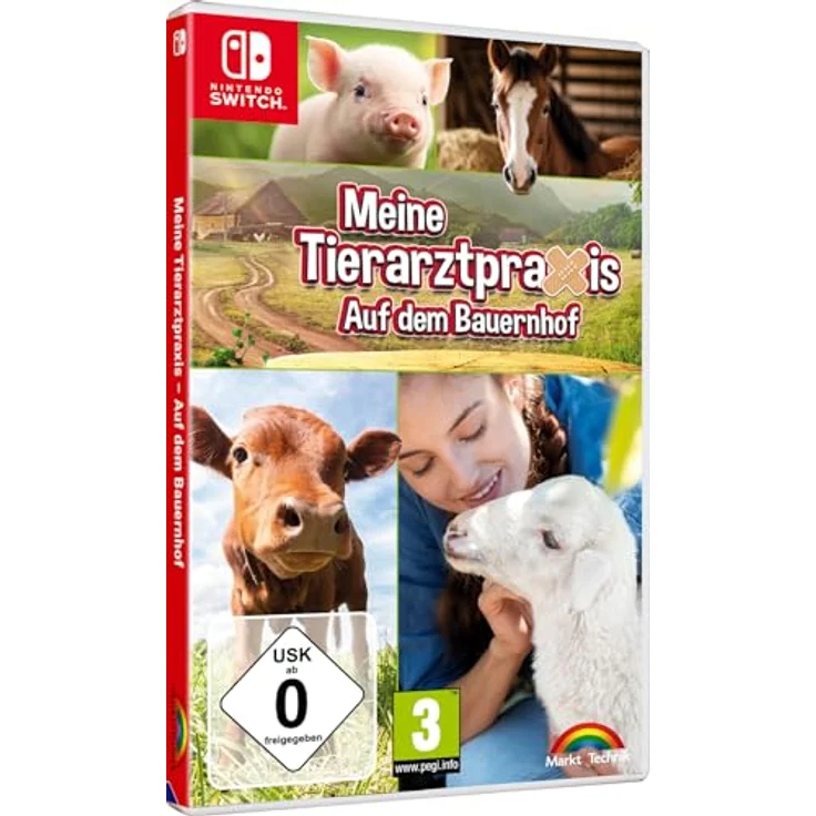 Markt + Technik Meine Tierarztpraxis - Einsatz auf dem Bauernhof - Tierspiel für Nintendo Switch, 1 Spieler в открытой Spielewelt – Bild 1