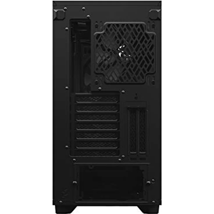 Fractal Design Define 7 Black TG Dark Modulares Silent E-ATX Mid Tower PC-Gehäuse aus Aluminium-Stahl mit seitlichem Fenster aus dunkel getöntem Tempered Glass, schwarz – Bild 4