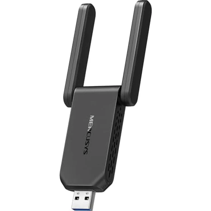 TP-Link Mercusys MA32H AC1300, High-Gain Wireless Dual Band USB Adapter, bis zu 1300 Mbit/s, Schwarz – Bild 3