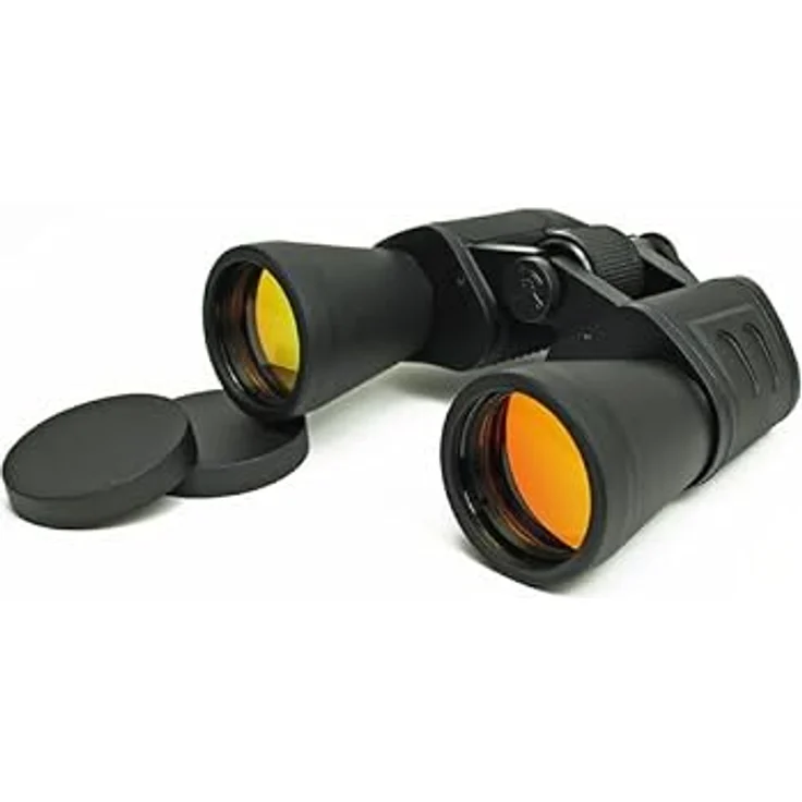 MFH Fernglas, faltbar, 20 x 50, schwarz, Kunststofftasche, ideal für Freizeit, Jagd und Sport – Bild 2