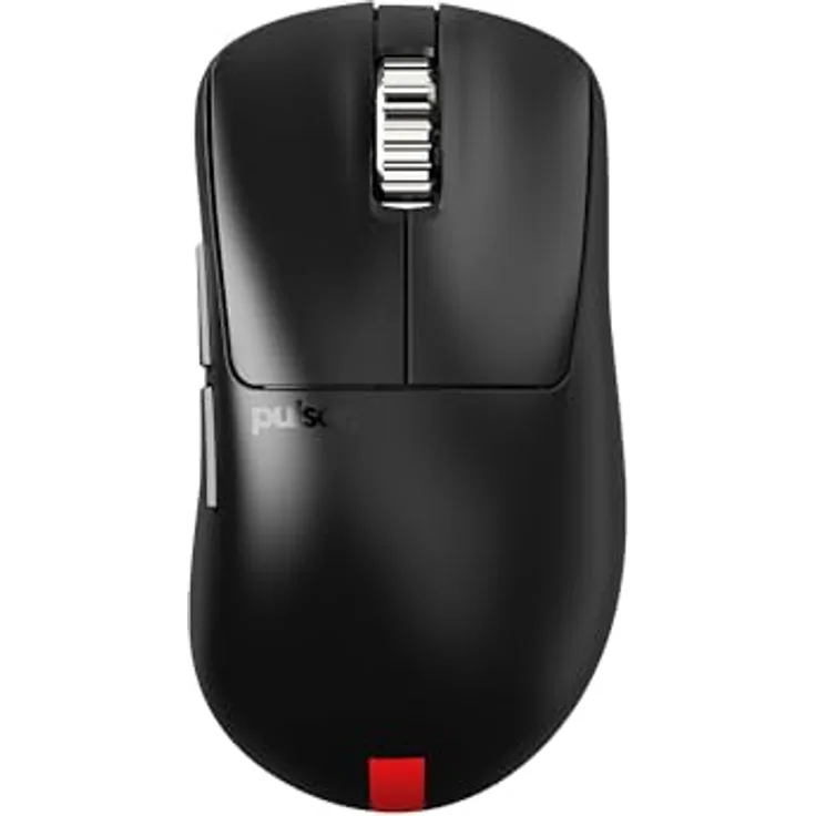Pulsar Xlite V4 eS Mini Wireless, Gaming Maus mit 32.000 DPI optischem Sensor, 5 programmierbaren Tasten, kabellos, schwarz