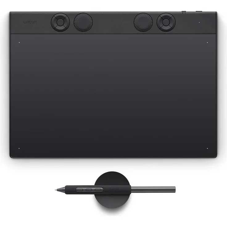 Wacom Intuos Pro M 2025 Edition, Medium Stifttablet inkl. Pen 3, beidhändiges Design, USB- und Bluetooth-Konnektivität, ergonomische ExpressKeys