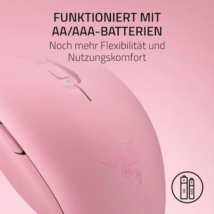 RAZER Gaming-Maus Viper Mini, kabellos mit 18.000 DPI, ultraleicht und beidhändig, schwarz – Bild 7