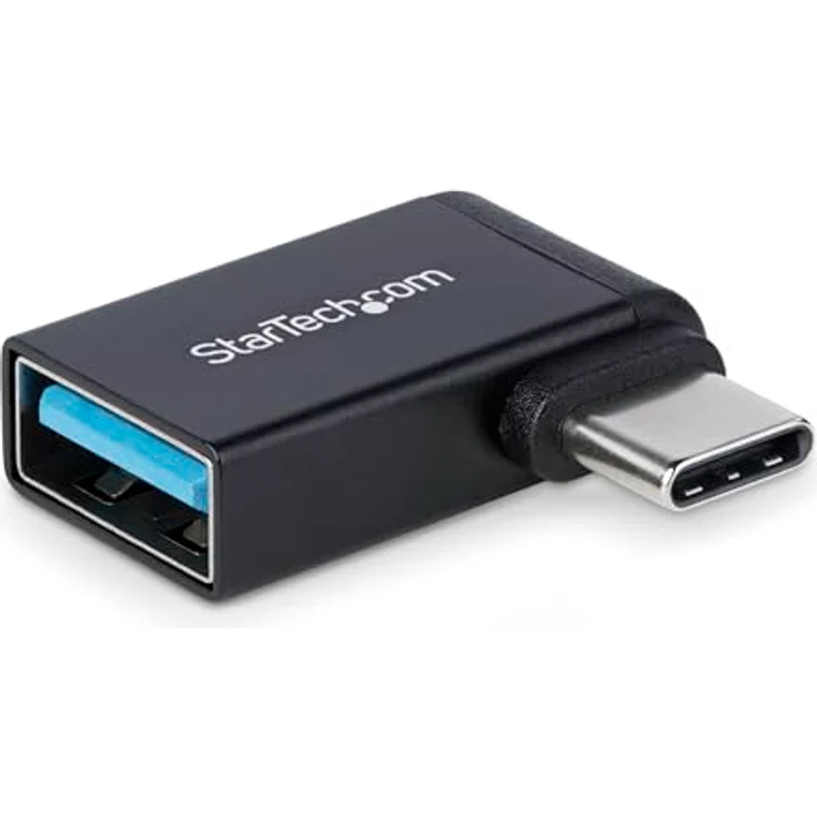 StarTech.com USB-C zu USB-A Adapter, Rechtwinklig, 5Gbps, 3A, Robustes Metallgehäuse - Thunderbolt-Kompatibel – Bild 1