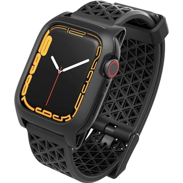 Catalyst Active Defense Case Apple Watch 41mm (Series 7/8/9) - Schwarz, Sturzsicher, Kratzfest, Schockfest, Atmungsaktives und Hypoallergenes Silikon – Bild 1