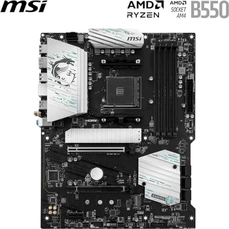 MSI B550 Gaming WiFi, Mainboard mit WiFi-Funktion und Gaming-Optimierung – Bild 2