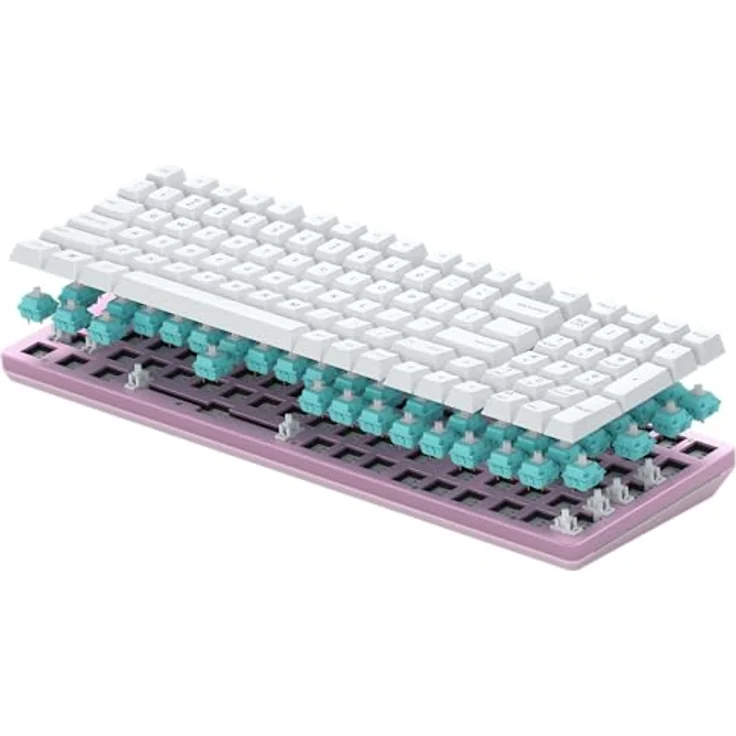Glorious GMMK 2 Full-Size Gaming-Tastatur - Barebone, ISO-Layout, pink – Bild 5