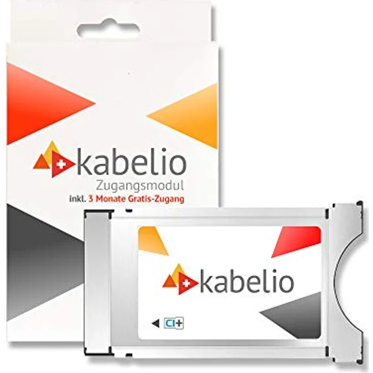 Kabelio Zugangsmodul inkl. 3 Monate Gratis-Zugang (CI+ Modul) - Empfang von Schweizer TV-Programmen in HD über Satellit - Marke Kabelio – Bild 2