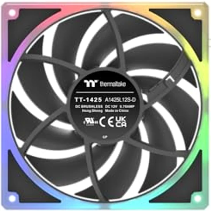 Thermaltake TOUGHFAN EX 120, ARGB Gehäuselüfter, 3er Pack, PWM, bis 2000 RPM, 59.34 CFM, 25.7 dB(A) – Bild 4