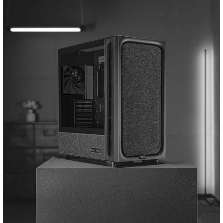 TRYX FLOVA F50 ATX Midi-Tower PC-Gehäuse Schwarz, High-Airflow Silent Gaming Case für 420 mm GPUs, 360 mm Radiator, USB-C 3.2, Hartglas-Seitenteil, optimiertes Kühlungssystem – Bild 4